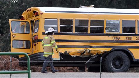 Multiple people injured in Idaho school bus crash blocking major highway, police say